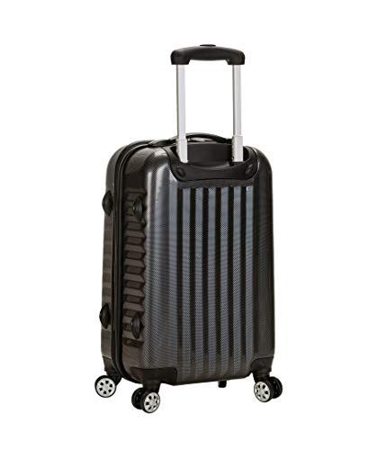 Rockland Melbourne Hardside Expandable Spinner Wheel Luggage, Carry-On 20", Carbon - color: Carbon, size: Carry-On 20"