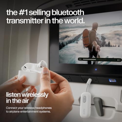 Twelve South AirFly SE, Bluetooth Wireless Audio Transmitter Adapter, White - color: White, style: AirFly SE