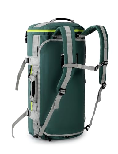 MIER 여행용 캠핑 체육관 스포츠용 대형 더플 백 백팩, 45L/60L/90L - color: 초록색., size: 90L
