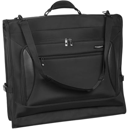WallyBags Solutions 45" Premium Garment Bag with shoulder strap and pockets - size: 45-Inch