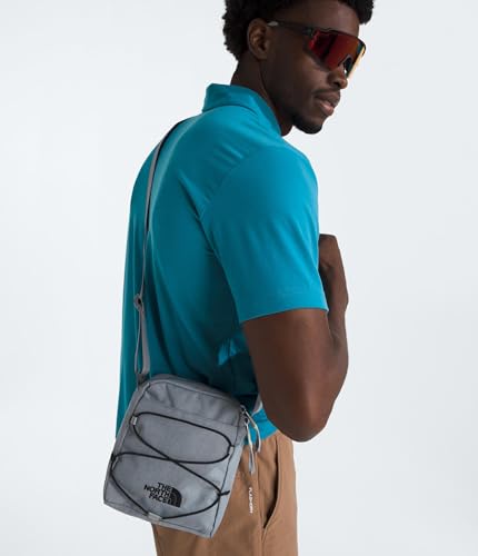 The North Face Jester Crossbody Bag - color: Mid Grey Dark Heather/Tnf Black