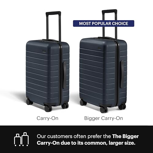 Away The Carry-On Luggage, 22-inch Lightweight Hardside Spinner Suitcase - color: Navy Blue