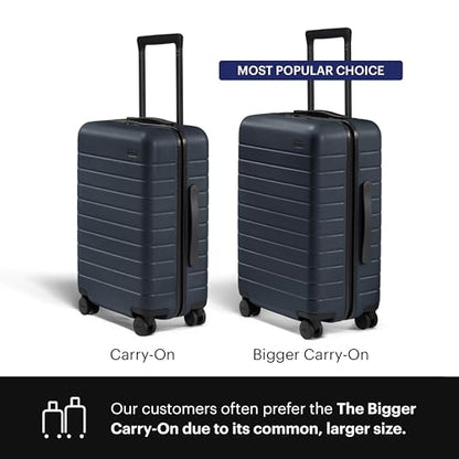 Away The Carry-On Luggage, 22-inch Lightweight Hardside Spinner Suitcase - color: Navy Blue