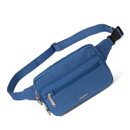 Baggallini Securtex Anti-Theft Belt Bag - color: Lapis