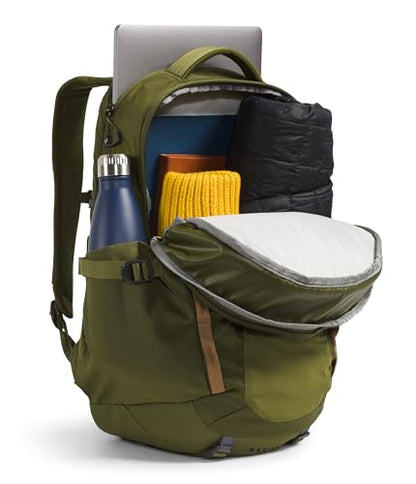 The North Face 여성용 Recon Everyday 노트북 백팩, 포레스트 올리브/유틸리티 브라운, 정찰 - color: 포레스트 올리브/유틸리티 브라운