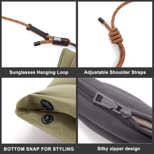 ACUARIO Crossbody Bags for Women - color: Dark Grey
