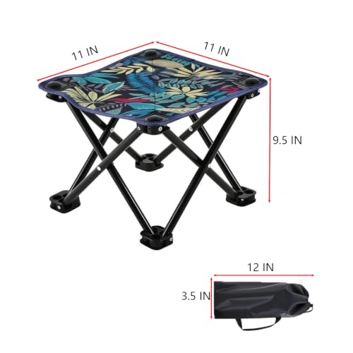 Portable Airplane Foot Rest, Folding Camping Stool, Home, Outdoor (9.5 IN) - size: 9.5 IN