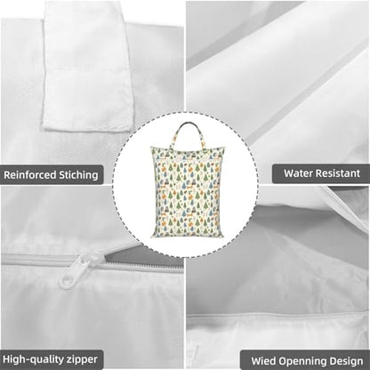 Animals Travel Laundry Bag Washable Dirty Clothes Bag for Gym - color: Animals