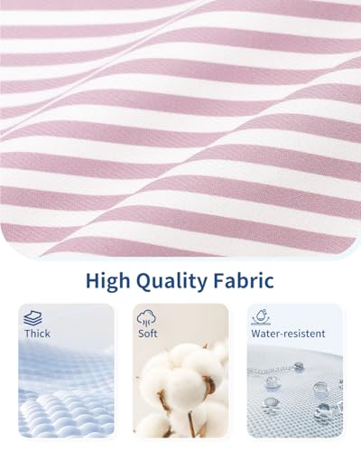Narwey Packing Cubes for Travel, Luggage Organizer Bags for Women Kids - color: Stripe Combined