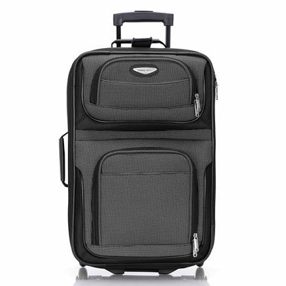 Travel Select Amsterdam Softside Expandable Luggage with Rolling Wheels, Gray, 21-Inch Carry-on - color: Gray, size: 21-Inch Carry-on