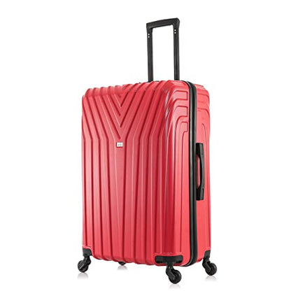 InUSA VASTY 28-Inch Large Hardside Spinner Luggage Lightweight Durable Red - color: Red, size: 28 Inch