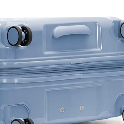 Traveler's Choice Edinburgh II Hardside Spinner Luggage, TSA Lock, Blue, 21" Carry-on - color: Blue, size: 21" Carry-on