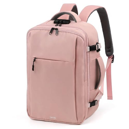 TANTOMI Travel Backpack for Women, Laptop Bag, 23L Carry on Backpack - color: Pink, size: X-Large