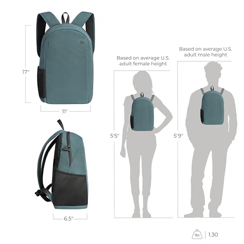 Travelon Anti-Theft The Voyages Daypack - color: Slate Blue