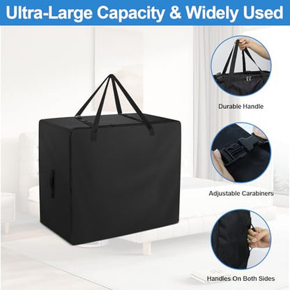 Folding Mattress Storage Bag Fits 4" Single Mattress - size: Fits 4" Single Mattress