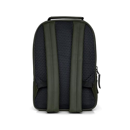 RAINS Book Daypack Waterproof Laptop Backpack for Men and Women - color: Green