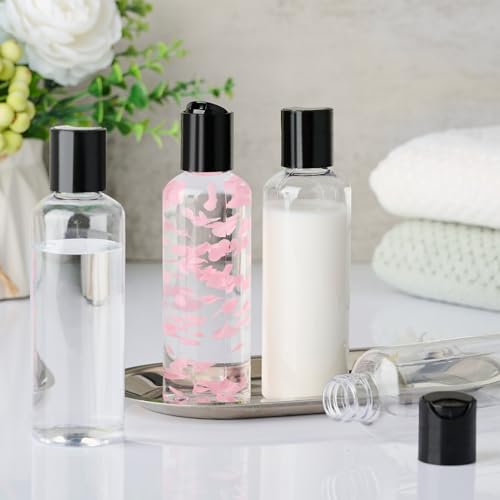 TUZAZO 10 Pack 3.4 oz Travel Bottles TSA Approved for Toiletries - color: Clear