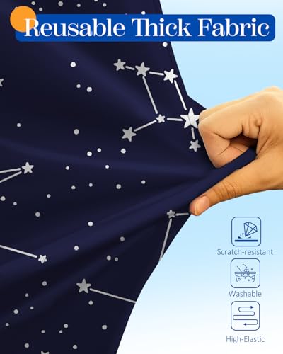 Slohif Luggage Cover for Suitcase Tsa Approved Protector - Constellation Luggage Sleeve Large Suit Case Cover Travel Stretch Baggage Case Protective Washable Fit 18-20 Inch - size: XS-(18-20) Inch, style: Constellation