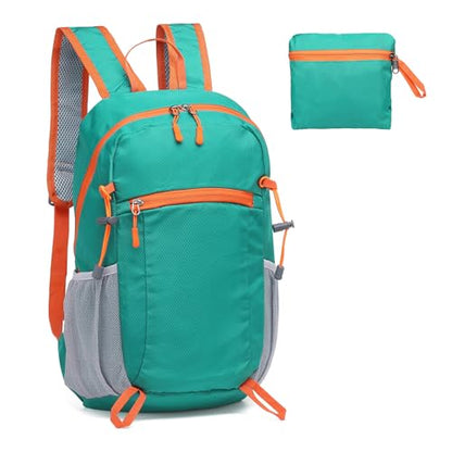 20L Small Hiking Backpack for Women Men Packable Daypack Lake Blue - color: Lake Blue, size: 20L