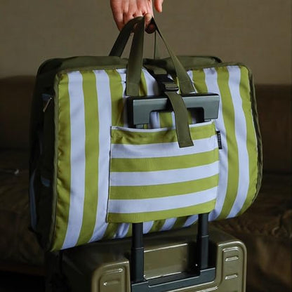 4-in-1 Hanging Travel Suitcase Organizers for Travel Accessories Essentials - color: Light Blue Green