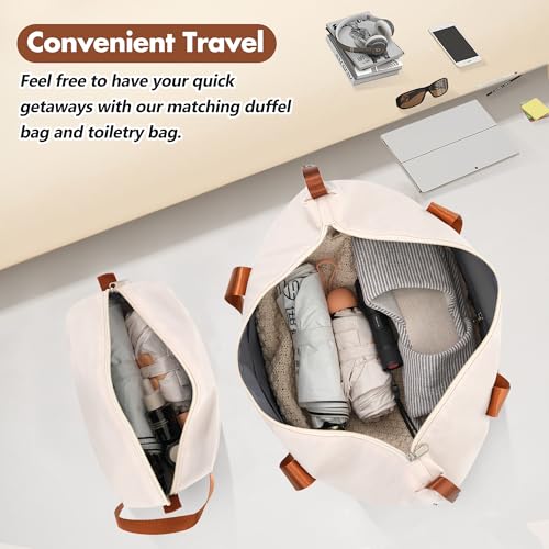 Merax 24 Inch Checked Luggage, Expandable Suitcase with Spinner Wheels - color: White(24+bags)