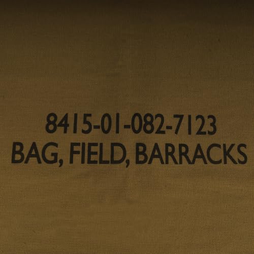Rothco Barracks Bag, Heavyweight Cotton Canvas, Coyote Brown, 24" x 32" - color: Coyote Brown, size: 24" x 32"