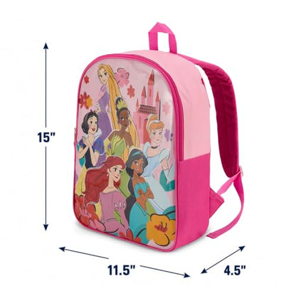 Disney Princess Backpack - Kids Backpack for Girls - color: Pink Princess
