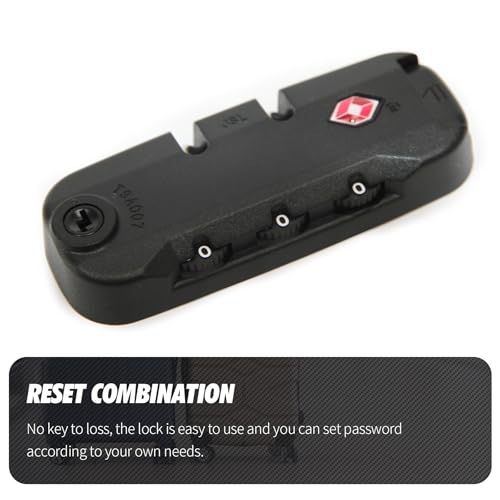 Zoofen 2 Pack Luggage Lock TSA007 Security Lock Luggage Suitcase Baggage Lock - style: TL-A
