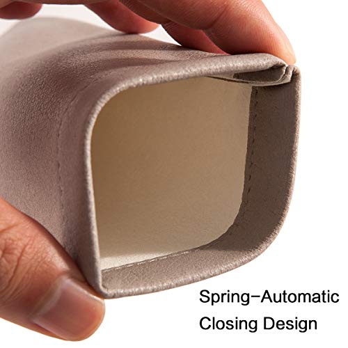 TRIUMPH VISION Eyeglass Case Glasses Case Soft Sunglass Pouch Sleeve 3 Pack - color: 3 Pack Grey