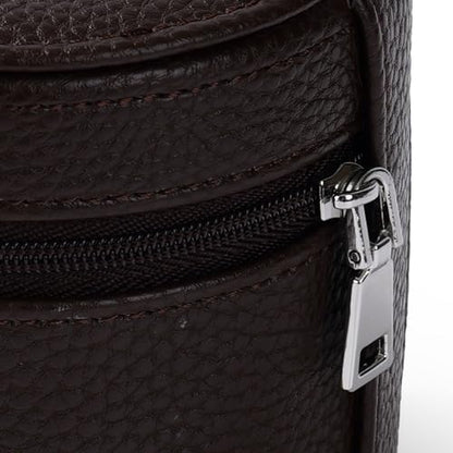 Oirlv Single Watch Travel Case Brown - color: Brown