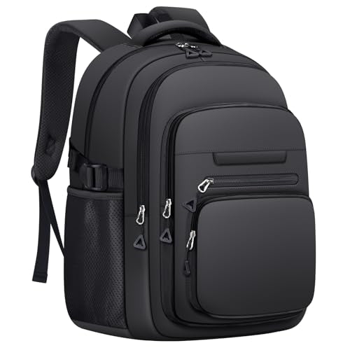 PRAGARI Cute Backpack for School Girls Aesthetic Backpack College Bookbag - color: Black