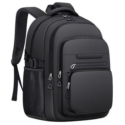 PRAGARI Cute Backpack for School Girls Aesthetic Backpack College Bookbag - color: Black