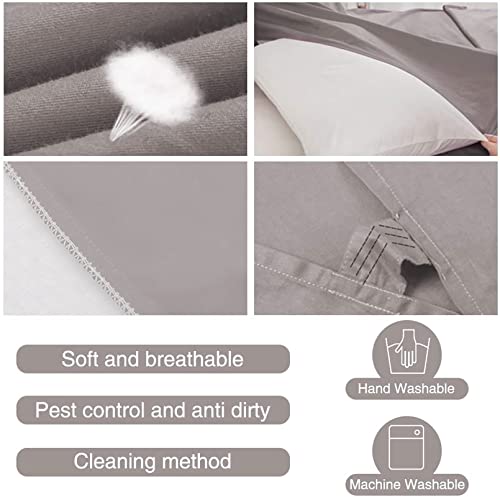 Sleeping Bag Liner, Camping Travel Home Bed Sheet Compact Sacks - color: Khaki, size: 70.8*82.7"