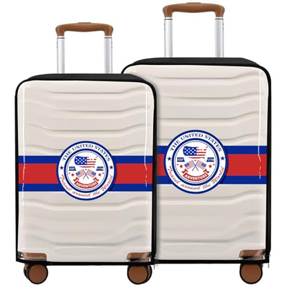 2 Pieces Clear PVC Suitcase Cover Protectors 20'' + 24'' - color: Badge-20/24 inches