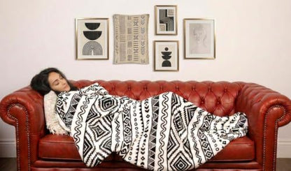 PediPocket Original Patented 50" x 70" Nifty Navajo Blanket - color: Nifty Navajo