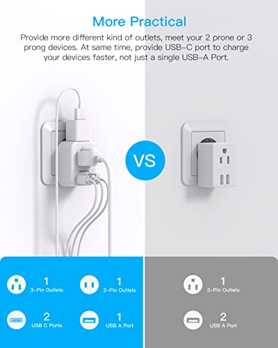 US to Brazil Plug Adapter, Type N Travel Power Adapter, Plug Converter - style: Type N - Brazil