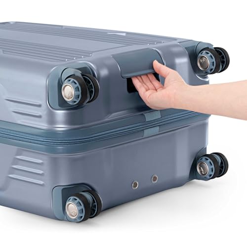 Traveler's Choice Ultimax II Polycarbonate Hardside Luggage with Spinner Wheels, Teal, 29-Inch Large Luggage - color: Teal, size: 29-Inch Large Luggage