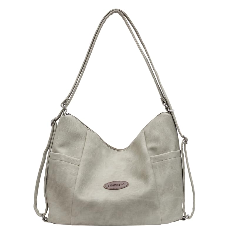 Convertible Backpack for Women, 3-in-1 Shoulder Crossbody Hobo Bag - color: Green