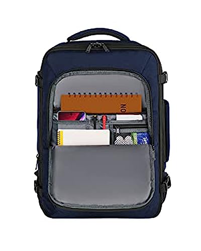 Vancropak Carry on Backpack, 40L Expandable Travel Backpack for Airplane - color: Blue, size: X-Large