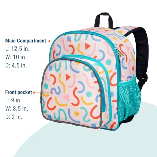 Wildkin 12 Inch Toddler Backpack for Kids, Confetti Peach - color: Confetti Peach
