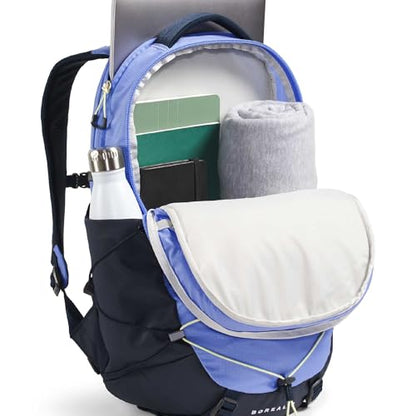 The North Face Women's Borealis Backpack, Peri Glow/Smt Navy/Lemon Mist, OS - color: Periwinkle Glow/Summit Navy/Lemon Mist