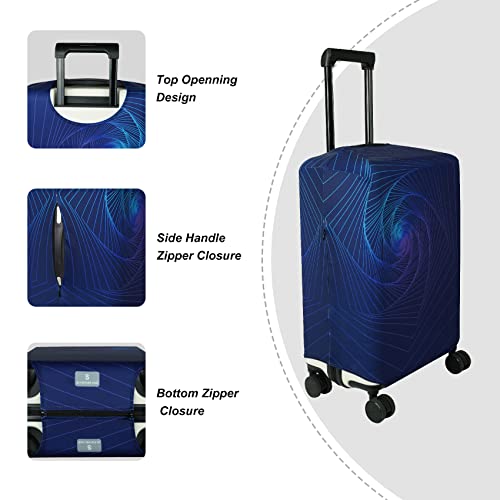 Explore Land Travel Luggage Cover Fits 31-32 inch Case (Gyrotropic, XL) - color: Gyrotropic, size: XL