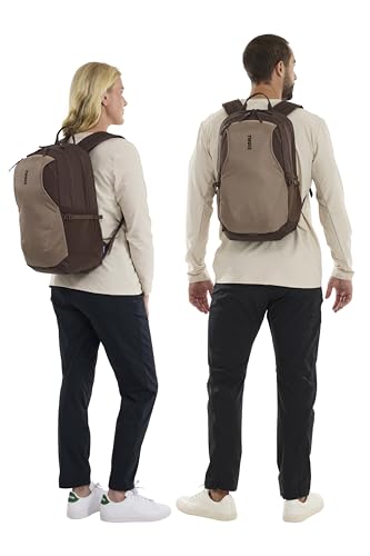 Thule EnRoute Backpack 23L, Elevated 15.6" Laptop Pocket, TPU Zip Pocket - color: Tinted Taupe/Nuanced Brown, size: 23L