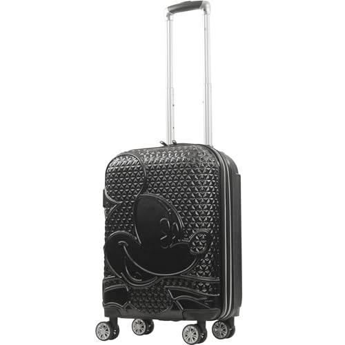 FUL Disney Mickey Mouse 22 Inch Carry On Luggage, Black - color: Mickey Mouse - Black, size: 22 Inch