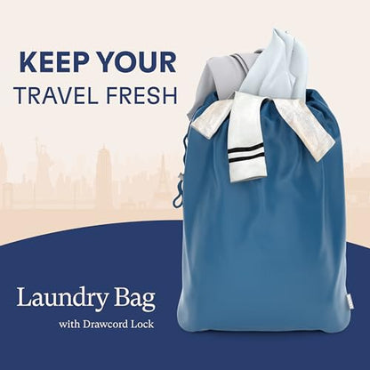 Shacke 8 Set Packing Cubes for Travel, Shoe & Toiletry Bags (Navy Blue) - color: 8 Set - Navy Blue, size: Set of 8