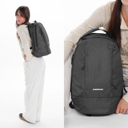 Sherpani Solstice, Anti-Theft Backpack for Women (Granite) - color: Granite