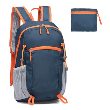 20L Small Hiking Backpack for Women Men Packable Daypack Dark Blue - color: Dark Blue, size: 20L
