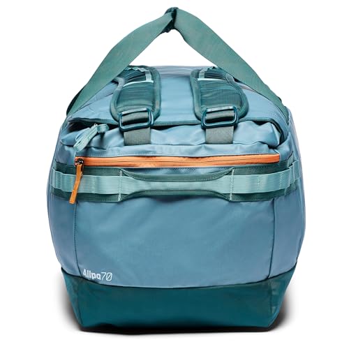 Cotopaxi Allpa 70L Getaway Duffel, Blue Spruce and Abyss - color: Blue Spruce/Abyss