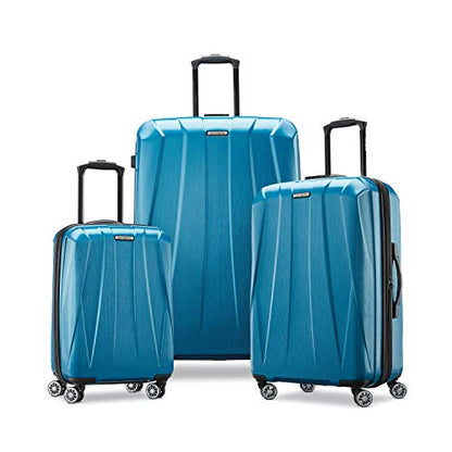 Samsonite Centric 2 Hardside Expandable Luggage with Spinner Wheels, Caribbean Blue, 3-Piece Set (20/24/28) - color: Caribbean Blue, size: 3-Piece Set (Carry on/Medium/Large)