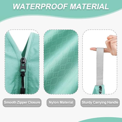 Wiseboy 120L Extra Large Travel Laundry Bag with Heavy-Duty Zipper - color: Blue
